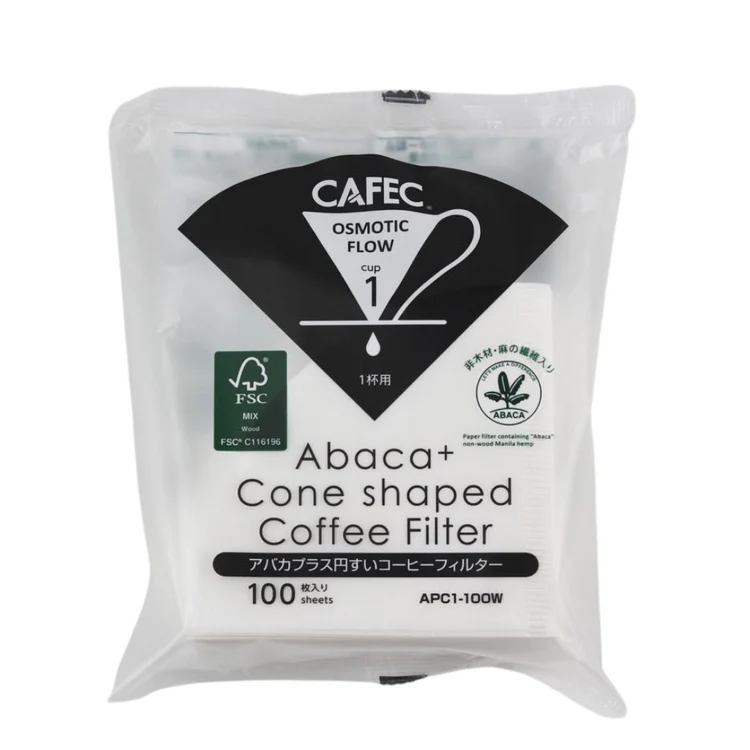 Cafec Abaca+ Paper Filter   (01)
