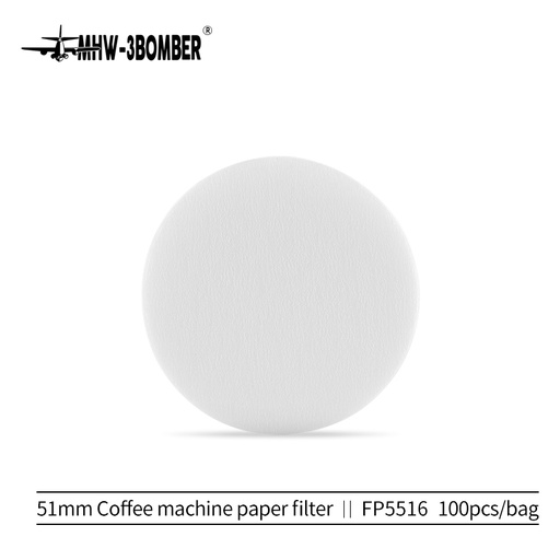 MHW-3BOMBER Portafilter paper Filter 100Pcs